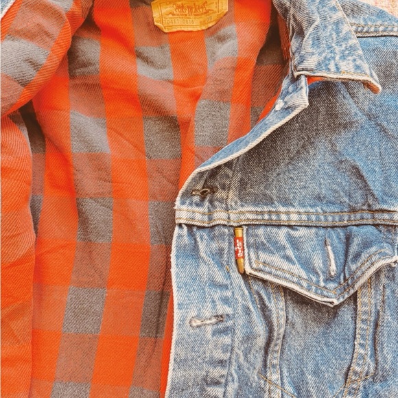 Levi’s, Men’s Vintage Plaid Denim Jacket - Picture 4 of 4